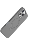 Apple iPhone 16 Pro Regal Magsafe Standlı Kapak - Titan Gri