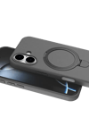 Apple iPhone 16 Regal Magsafe Standlı Kapak - Titan Gri