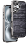 Apple iPhone 16 Wave Kapak - Derin Mor