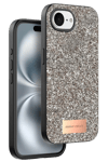 Apple iPhone 16E Bright Simli Kapak - Çöl Titanyum
