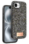 Apple iPhone 16E Bright Simli Kapak - Gümüş