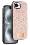 Apple iPhone 16E Bright Simli Kapak - Pembe