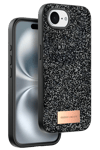 Apple iPhone 16E Bright Simli Kapak - Siyah