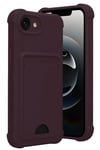 Apple iPhone 16E Kelvin Kartvizitli Silikon - Derin Mor