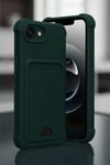Apple iPhone 16E Kelvin Kartvizitli Silikon - Derin Mor