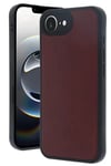 Apple iPhone 16E Kılıf Aras Deri Kapak - Bordo