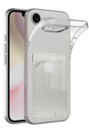 Apple iPhone 16E Kılıf Kart Şeffaf Silikon - Şeffaf