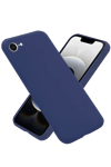 Apple iPhone 16E Kılıf Nano içi Kadife Silikon - Lacivert