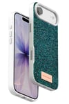Apple iPhone 17 Air Bright Simli Kapak - Koyu Yeşil