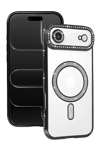 Apple iPhone 17 Air Joke Simli Magneticsafe Kılıf - Siyah