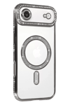 Apple iPhone 17 Air Joke Simli Magneticsafe Kılıf - Gümüş