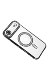 Apple iPhone 17 Air Joke Simli Magneticsafe Kılıf - Siyah
