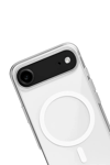 Apple iPhone 17 Air Kılıf Magneticsafe Şeffaf Silikon - Şeffaf