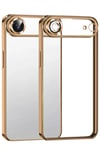 Apple iPhone 17 Air Lensli Silikon - Çöl Titanyum