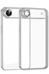 Apple iPhone 17 Air Lensli Silikon - Gümüş
