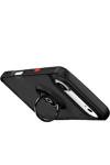 Apple iPhone 17 Air Montreal Yüzüklü Silikon Kapak - Siyah