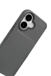 Apple iPhone 17 Auto Focus Karbon Kapak - Gri