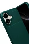 Apple iPhone 17 Auto Focus Karbon Kapak - Koyu Yeşil