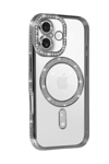 Apple iPhone 17 Joke Simli Magneticsafe Kılıf - Gümüş