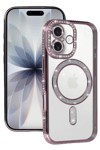 Apple iPhone 17 Joke Simli Magneticsafe Kılıf - Pembe