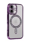 Apple iPhone 17 Joke Simli Magneticsafe Kılıf - Derin Mor