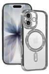 Apple iPhone 17 Joke Simli Magneticsafe Kılıf - Gümüş