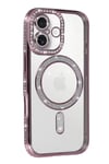 Apple iPhone 17 Joke Simli Magneticsafe Kılıf - Pembe