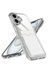 Apple iPhone 17 Kart Şeffaf Silikon - Şeffaf