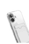 Apple iPhone 17 Kart Şeffaf Silikon - Şeffaf