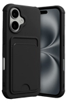 Apple iPhone 17 Kelvin Kartvizitli Silikon - Siyah