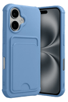Apple iPhone 17 Kelvin Kartvizitli Silikon - Mavi