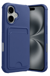 Apple iPhone 17 Kelvin Kartvizitli Silikon - Lacivert