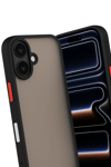 Apple iPhone 17 Kılıf Montreal Silikon Kapak - Siyah