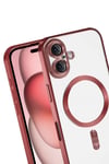 Apple iPhone 17 Kross Magneticsafe Kapak - Kırmızı