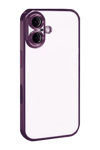 Apple iPhone 17 Lensli Silikon - Açık Mor
