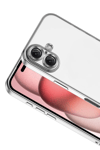Apple iPhone 17 Lensli Silikon - Gümüş