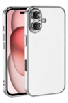 Apple iPhone 17 Lensli Silikon - Gümüş