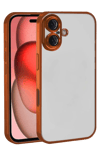 Apple iPhone 17 Lensli Silikon - Turuncu