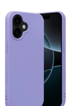 Apple iPhone 17 Nano içi Kadife Silikon - Lila