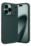 Apple iPhone 17 Pro Auto Focus Karbon Kapak - Koyu Yeşil