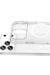Apple iPhone 17 Pro Combo Sert Şeffaf Magsafe Kapak - Şeffaf