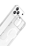 Apple iPhone 17 Pro Combo Sert Şeffaf Magsafe Kapak - Şeffaf
