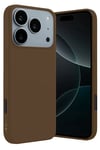Apple iPhone 17 Pro First Silikon - Kahverengi