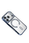 Apple iPhone 17 Pro Joke Simli Magneticsafe Kılıf - Mavi