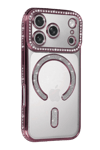 Apple iPhone 17 Pro Joke Simli Magneticsafe Kılıf - Pembe