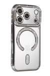 Apple iPhone 17 Pro Joke Simli Magneticsafe Kılıf - Gümüş