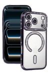 Apple iPhone 17 Pro Joke Simli Magneticsafe Kılıf - Derin Mor