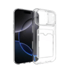 Apple iPhone 17 Pro Kart Şeffaf Silikon - Şeffaf