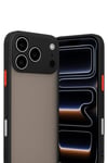 Apple iPhone 17 Pro Kılıf Montreal Silikon Kapak - Siyah