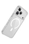 Apple iPhone 17 Pro Kılıf Pc Real Magsafe Kapak - Şeffaf